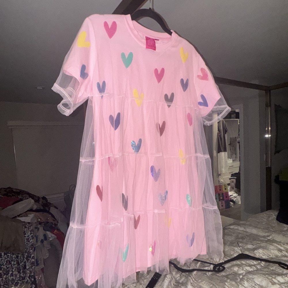 queen of sparkles heart dress